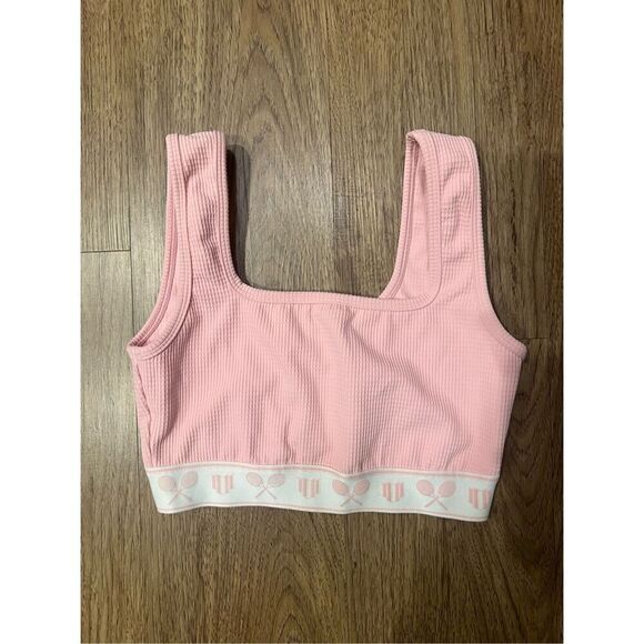 Eleven by Venus Williams Varsity Sports Bra Dusty Pink  Size S NWOT $78 - Picture 4 of 6